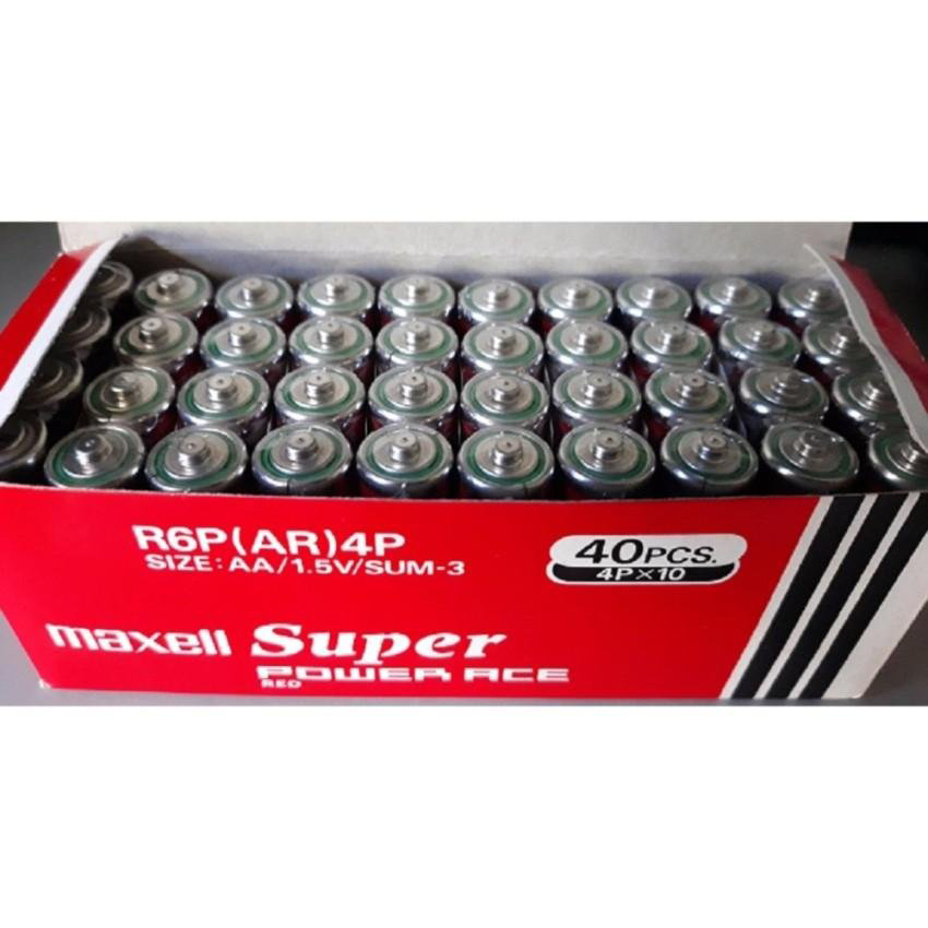 Bộ 8 Viên Pin Tiểu AA Maxell Super 1.5V (Đỏ)