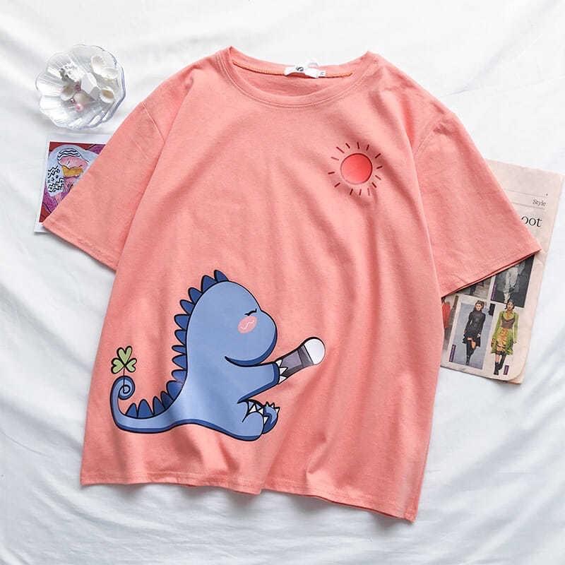 Áo Thun Tay Lỡ Unisex Freesize Từ 40 đến 70kg