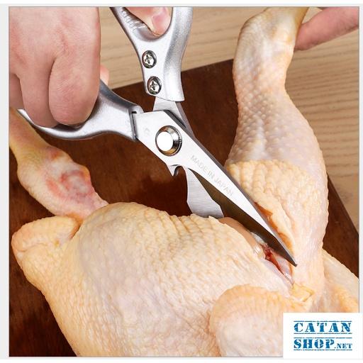 Kéo cắt xương gà sk5 Loại Lớn, Kéo làm bếp Nhật Bản đa năng siêu sắc, cắt tỉa cây cảnh, cắt vải, tiện dụng, cầm chắc tay