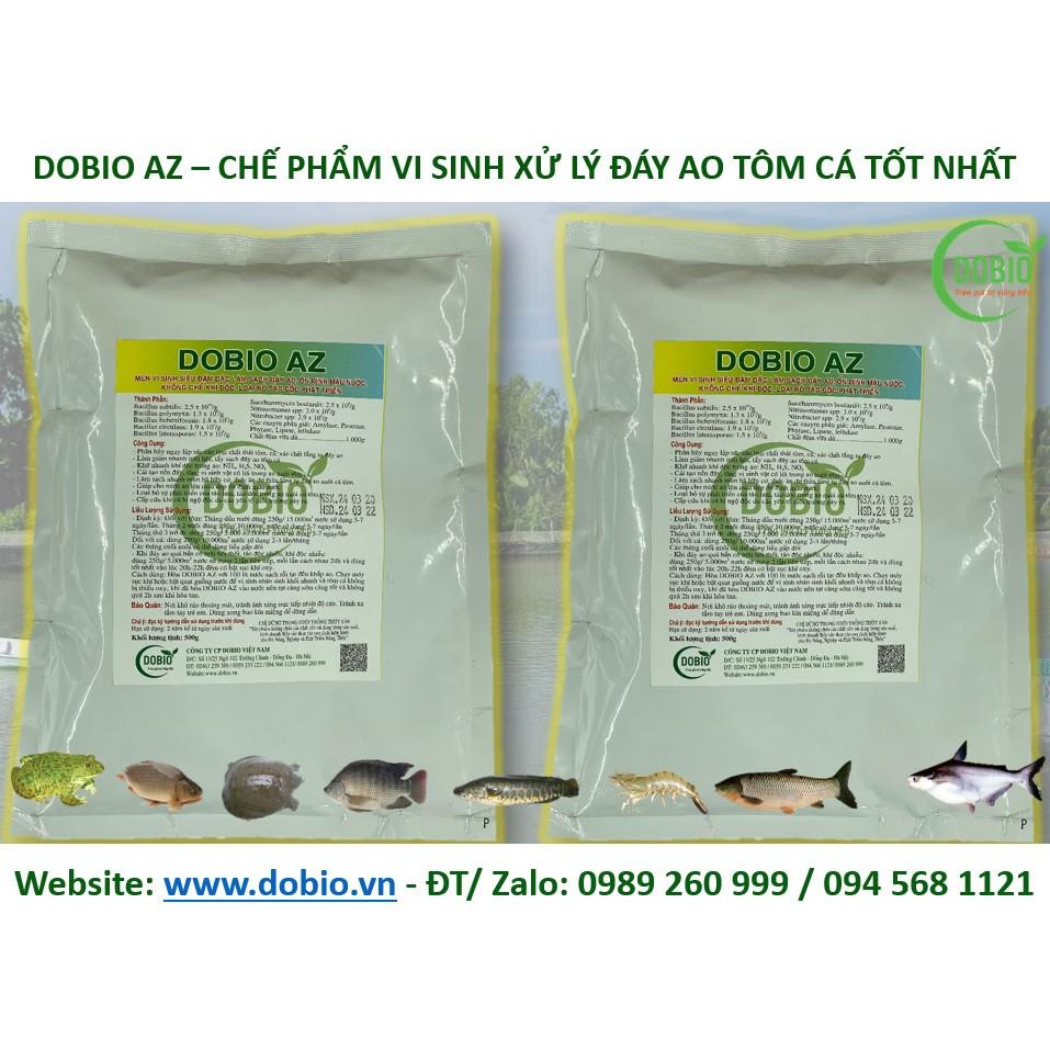 DOBIO AZ MEN VI SINH XỬ LÝ ĐÁY AO GÓI 500GR SIÊU ĐẬM ĐẶC CHO CÁ TÔM