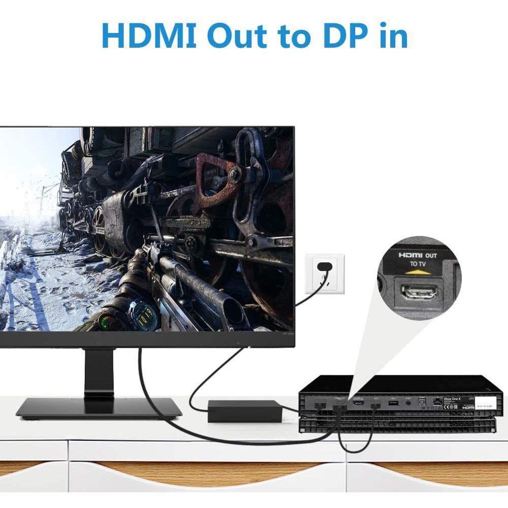 Cáp Chuyển Đổi HDMI 2.0 Sang 4K 60Hz Cho PS4 PS5 Xbox Laptop TV PC Display Port HDMI2.0
