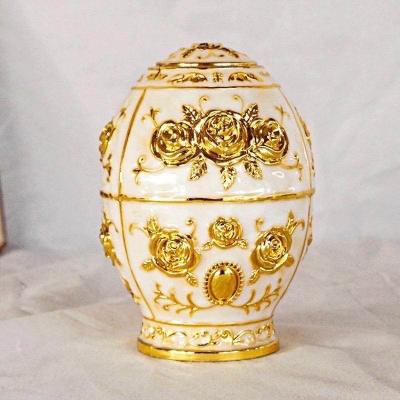 Hủ đựng Tăm Vàng Hoàng Gia - Gạt Tàn Phong Cách Hoàng Gia