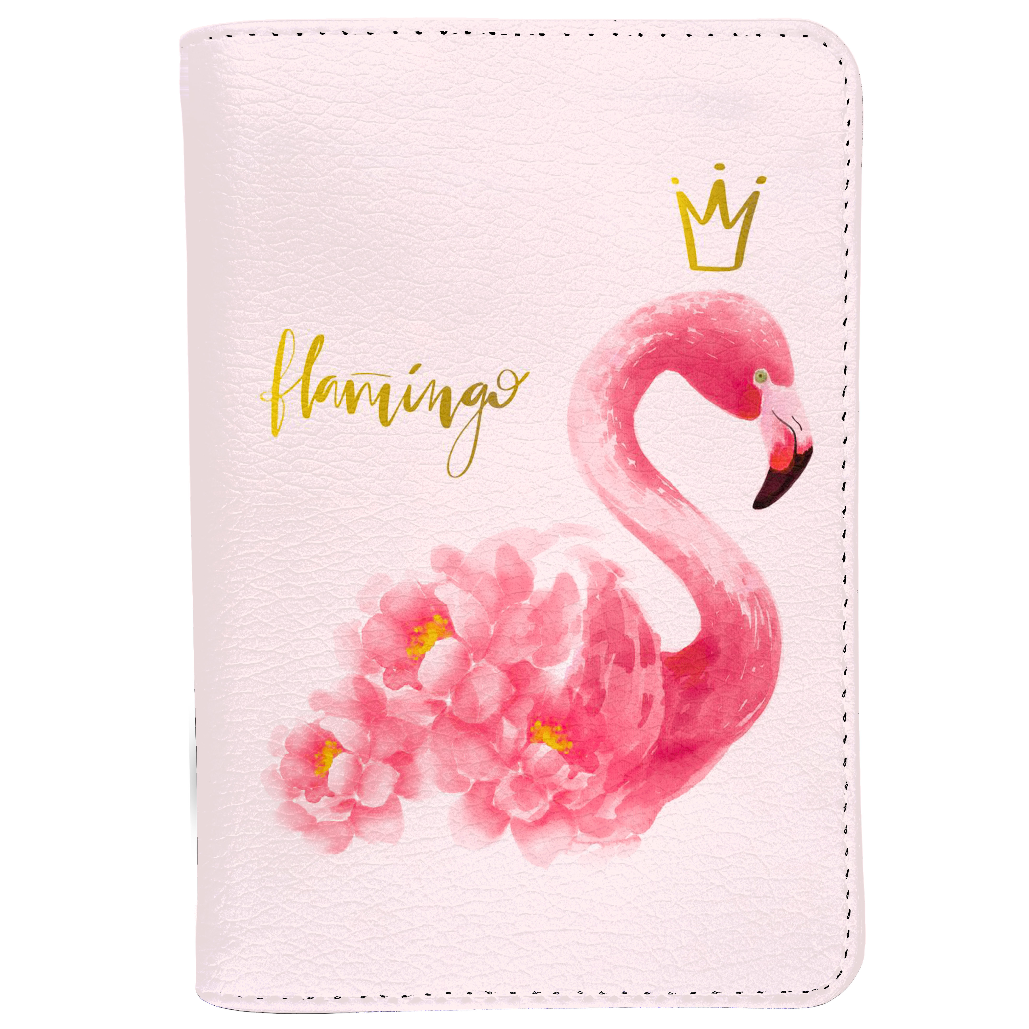 Bao Da Hộ Chiếu HẠC HỒNG Dễ Thương - Passport Cover Holder FLAMINGO - Ví Đựng Passport Du Lịch STormbreaker - Thời Trang - Tiện Lợi - Cá Tính - LT022