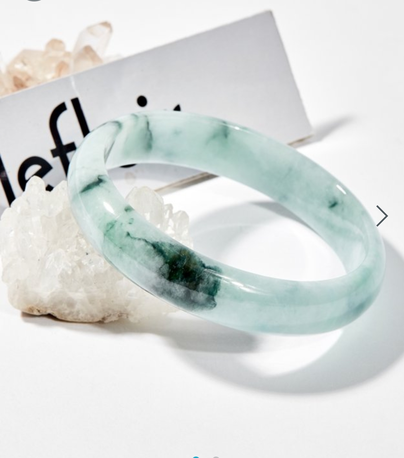 Vòng Tay Cẩm Thạch Jadeite Bản Hẹ 62 mm