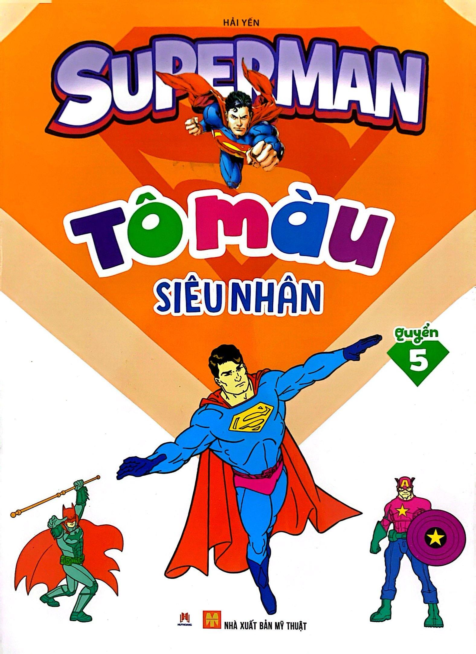 Tô Màu Siêu Nhân Superman Quyển 5