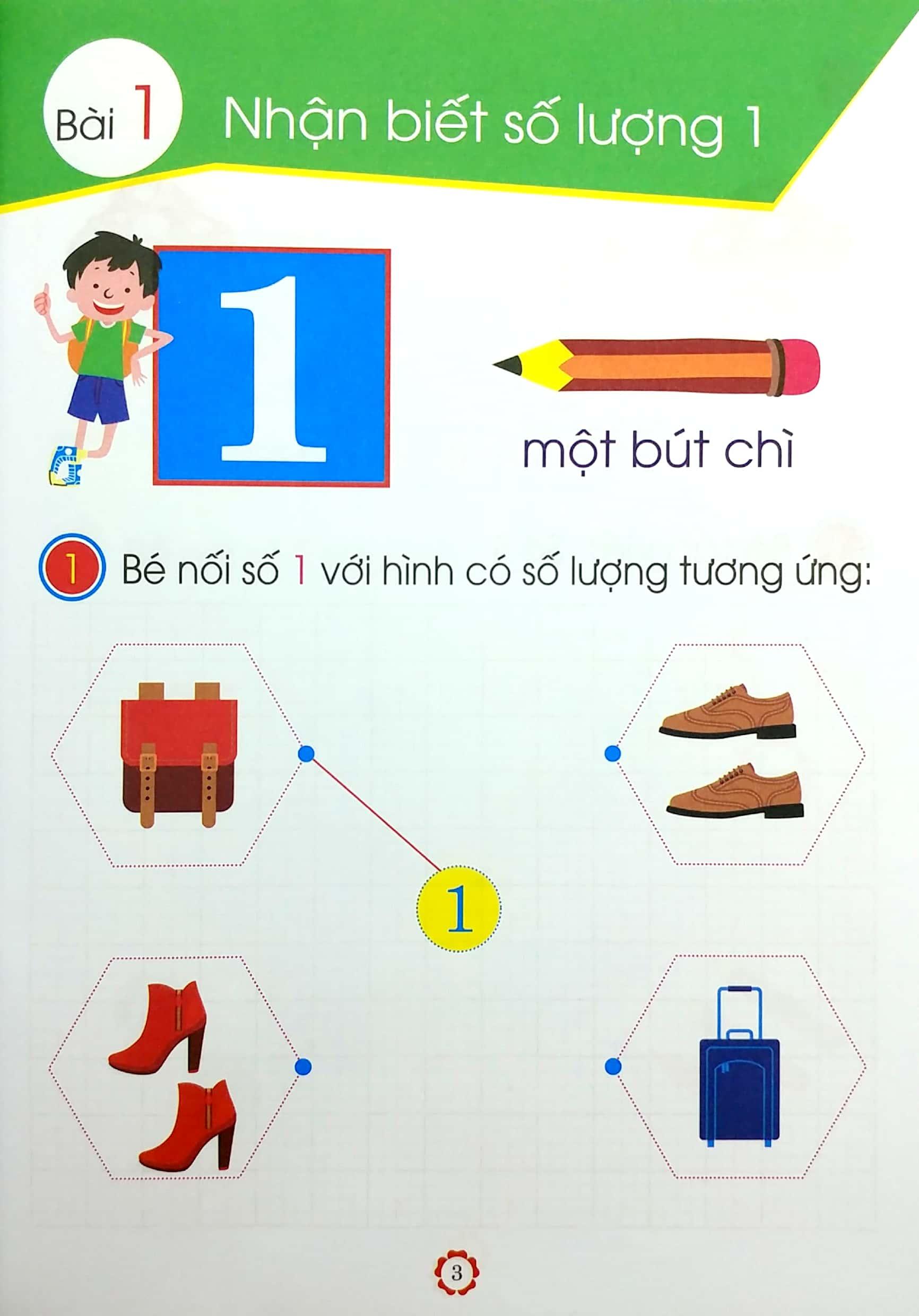 Chuẩn Bị Cho Bé Vào Lớp 1 - Bé Vui Học Toán - Quyển 1