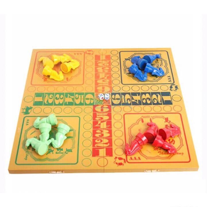 Cờ Cá Ngựa KHỔNG LỒ-HCM Size Lớn, Bàn cờ là hộp đựng, Quân cờ kêu leng leng, Cả nhà cùng vui.