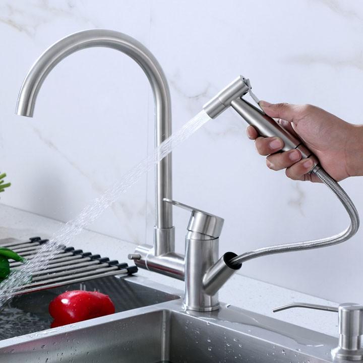 Bộ Vòi Nước Inox Đa Năng Cao Cấp