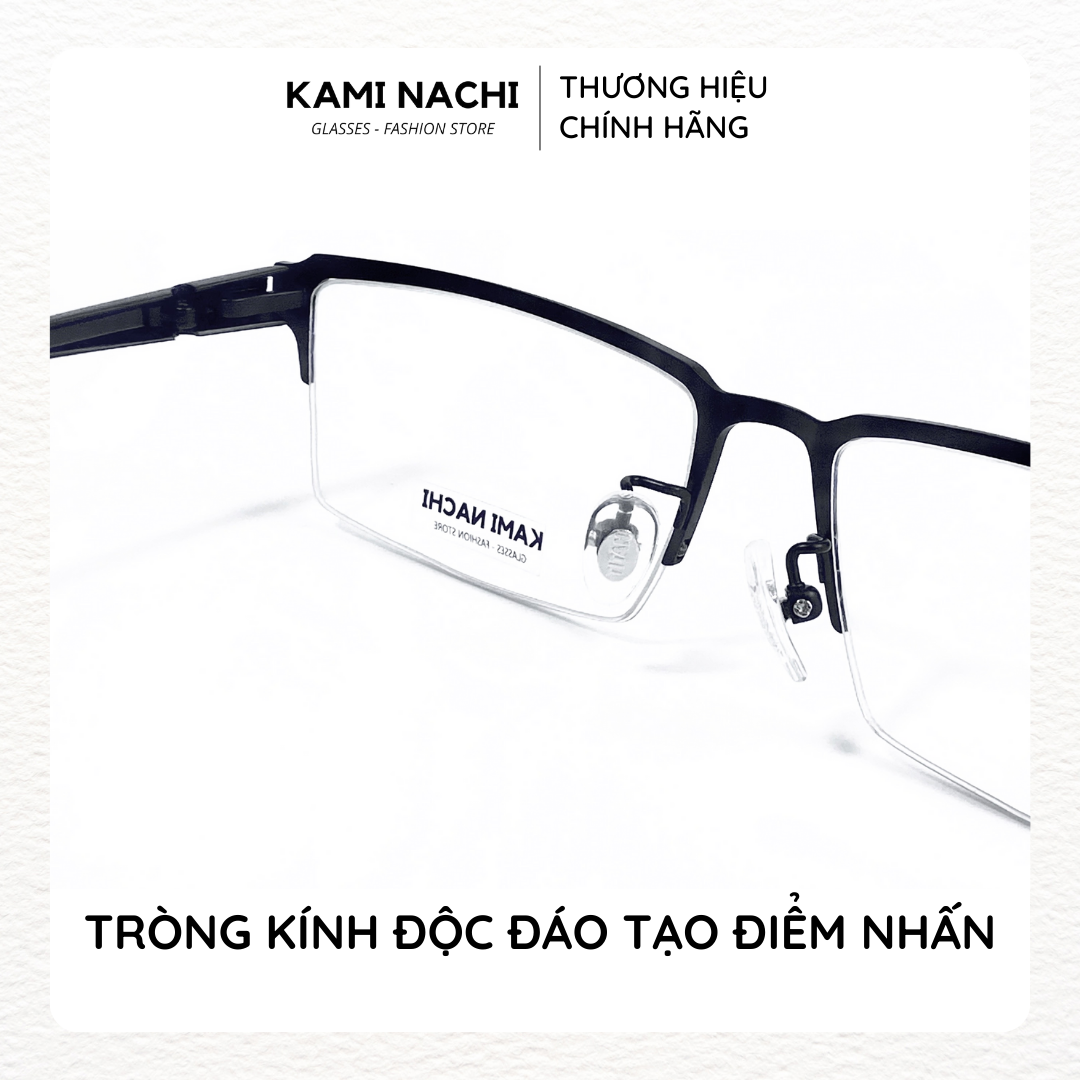 Gọng kính The Business Man phiên bản Eta chất liệu Titanium mạ Ion KAMI NACHI mã 119