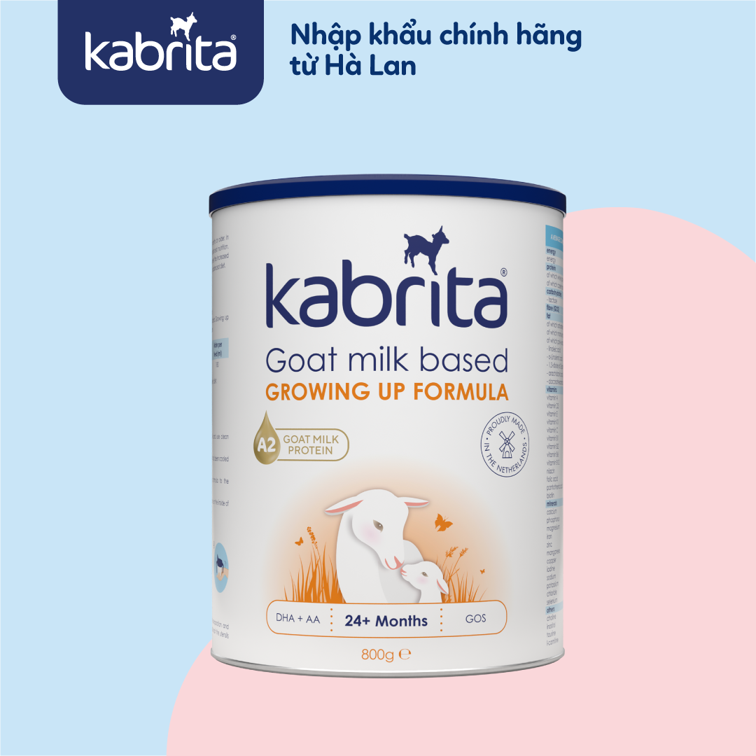 Combo 2 lon Sữa dê Kabrita số 3 cho trẻ trên 24 tháng - Lon 800g