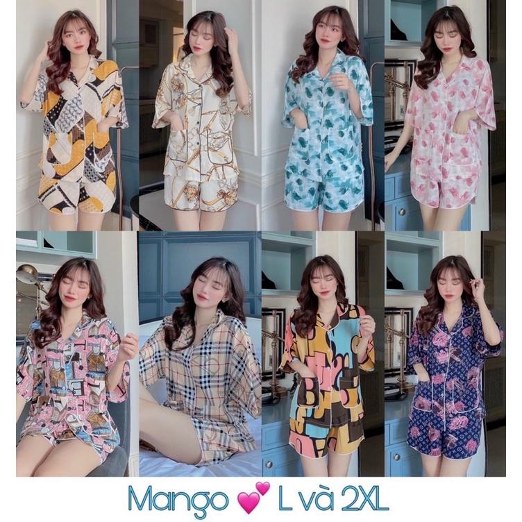Bộ pyjama lụa Mango cánh dơi