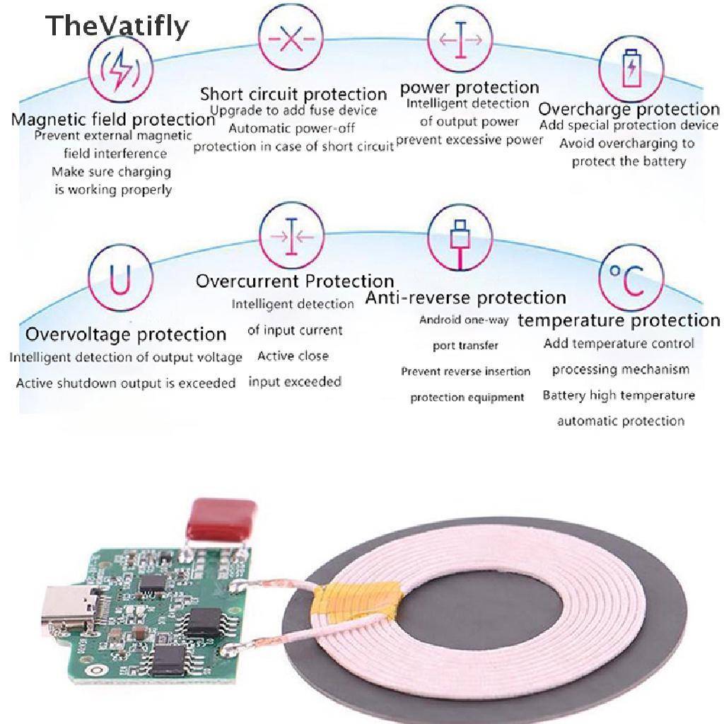 Mô Đun Sạc Nhanh Không Dây Qi 15W Kèm Hộp Mạch PCBA