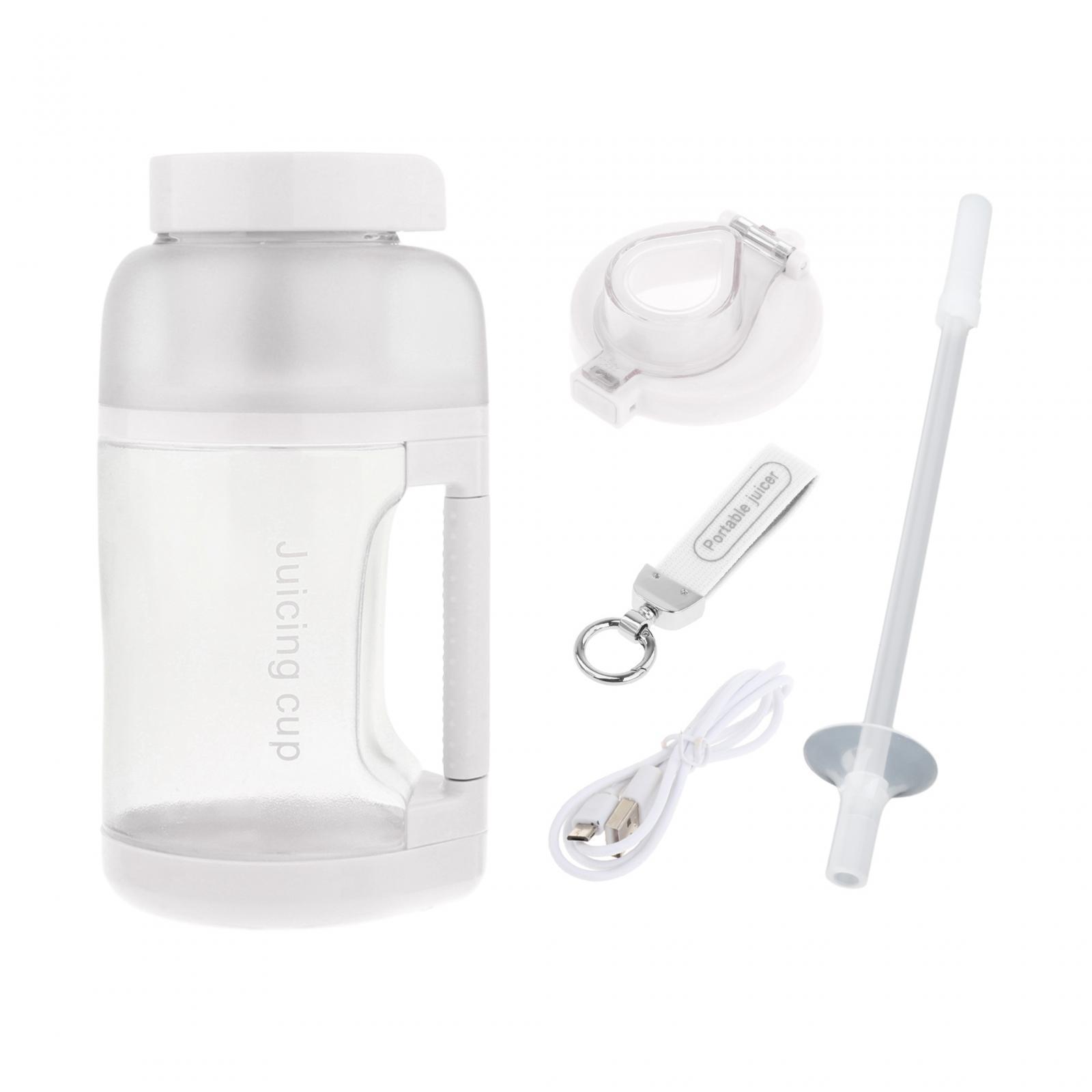 USB Electric Juicer Cup Personal Mini Blender 1500ml Fruit Juice Mixer Shakes Juicer Cup for Smoothies Grapefruits Birthday Gift Sports Home