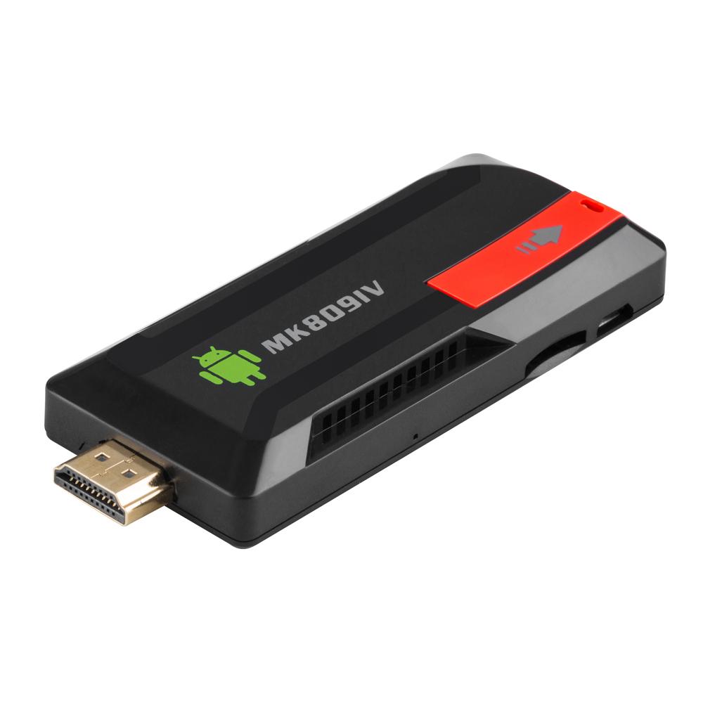 Bộ thiết bị chuyển đổi MK809 IV Android 7.1 TV Dongle RK3229 Quad Core 2G UHD 4K HD 3D Mini PC H.265 WiFi DLNA-Màu Phích cắm của Hoa Kỳ-Size