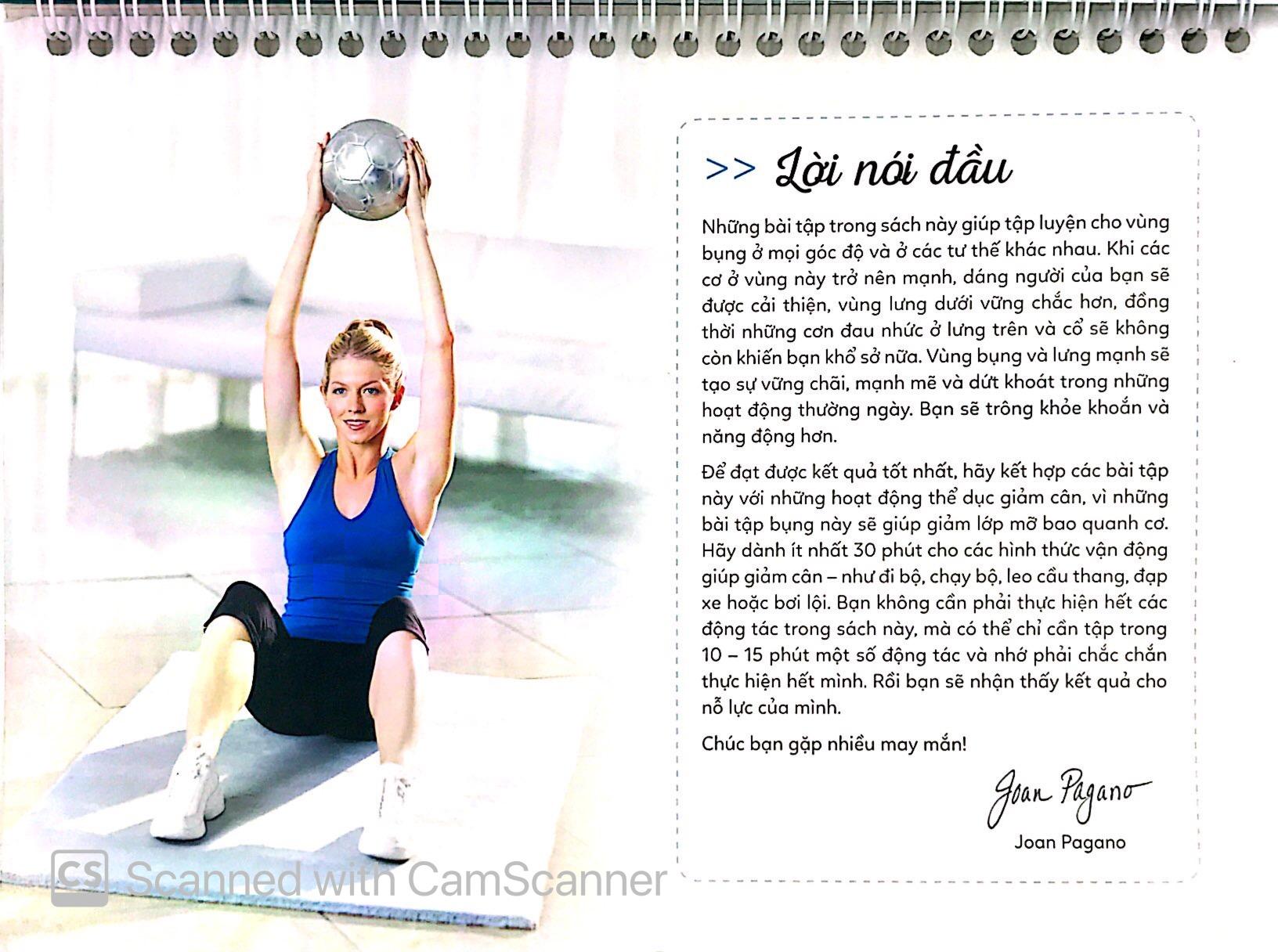 Sách Lò Xo - 15 Phút Tập Bụng (Kèm 1 DVD)
