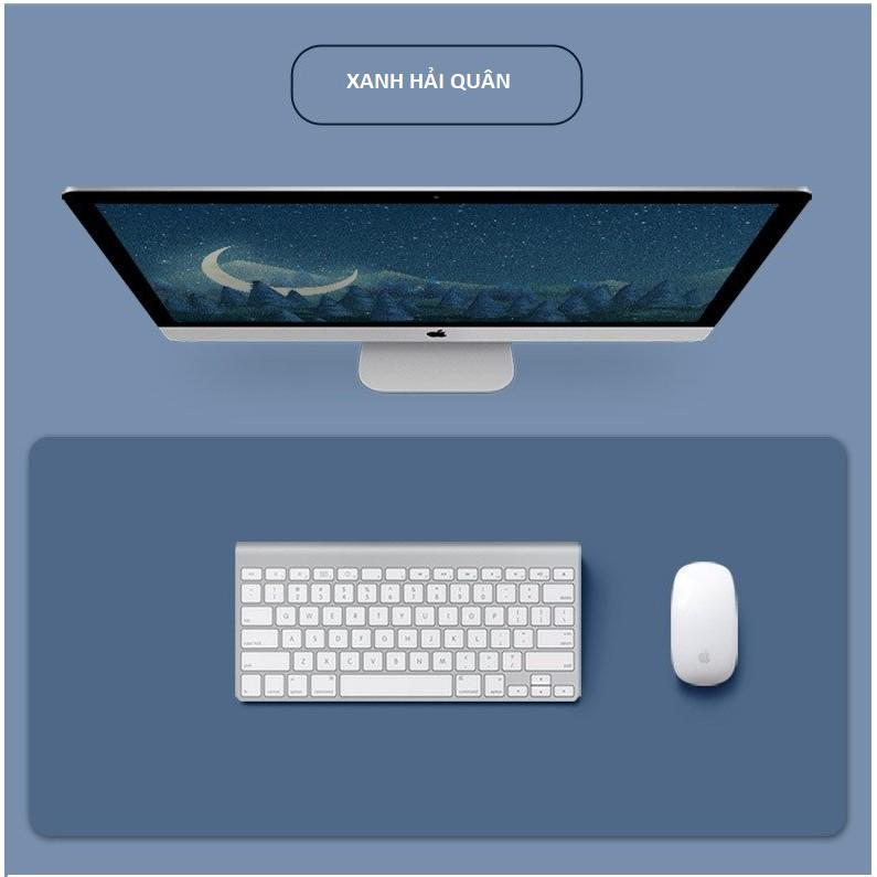 Bàn Di Chuột, Miếng Lót Chuột, Deskpad Thảm Da Trải Bàn Làm Việc Bằng Da PU Chống Thấm Nước, Nhiều Màu