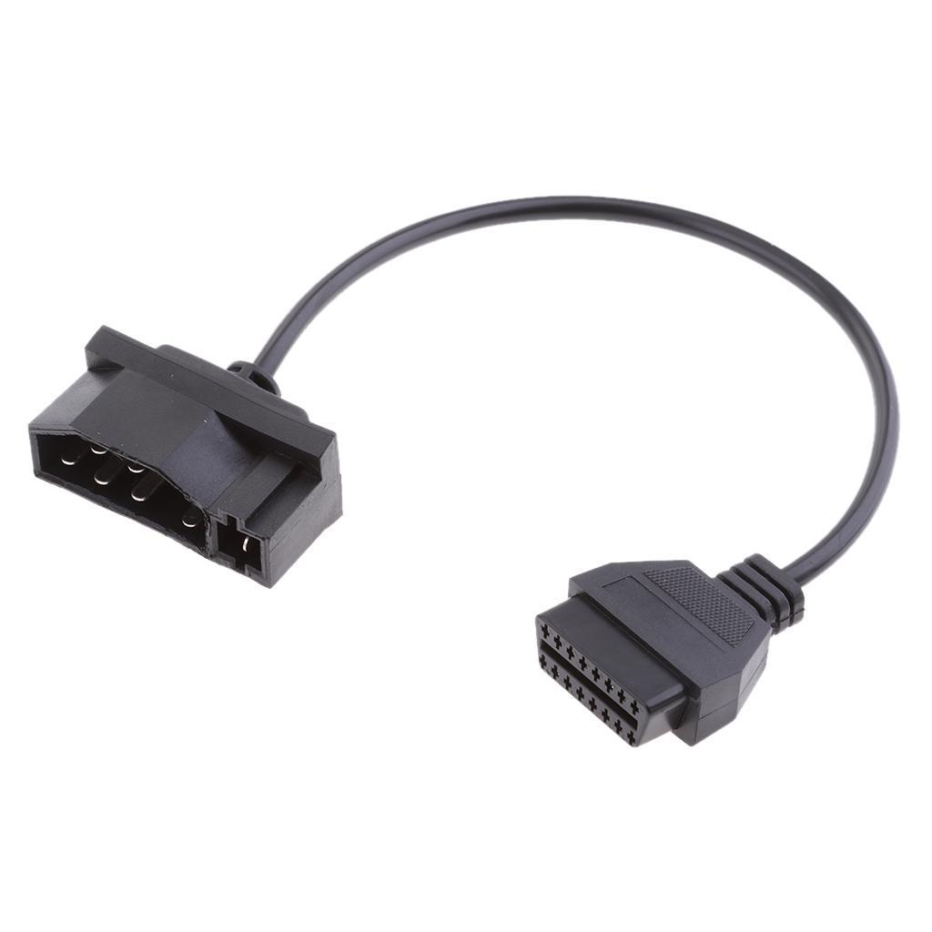 Black   Pin to  II 16 Pin   Adapter Cable For  EFI