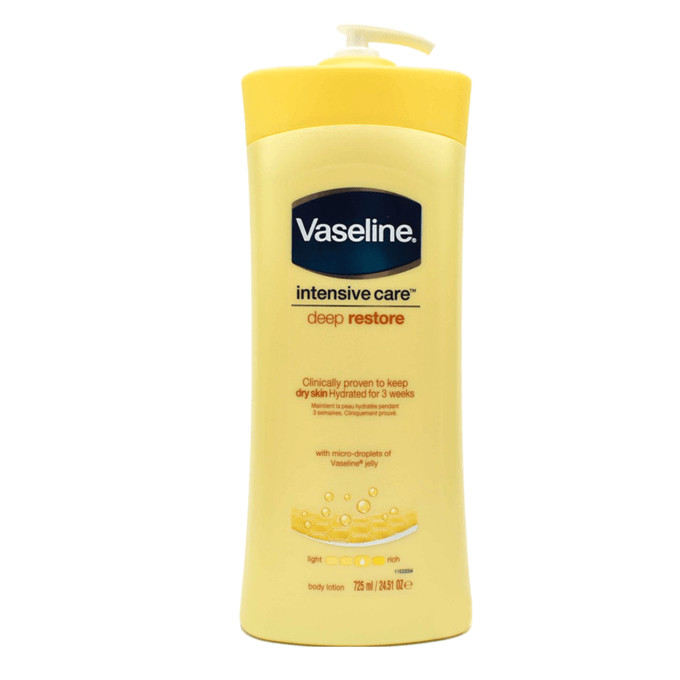 Sữa dưỡng thể Vaseline Intensive Care Essential Healing Lotion 725ml Vàng