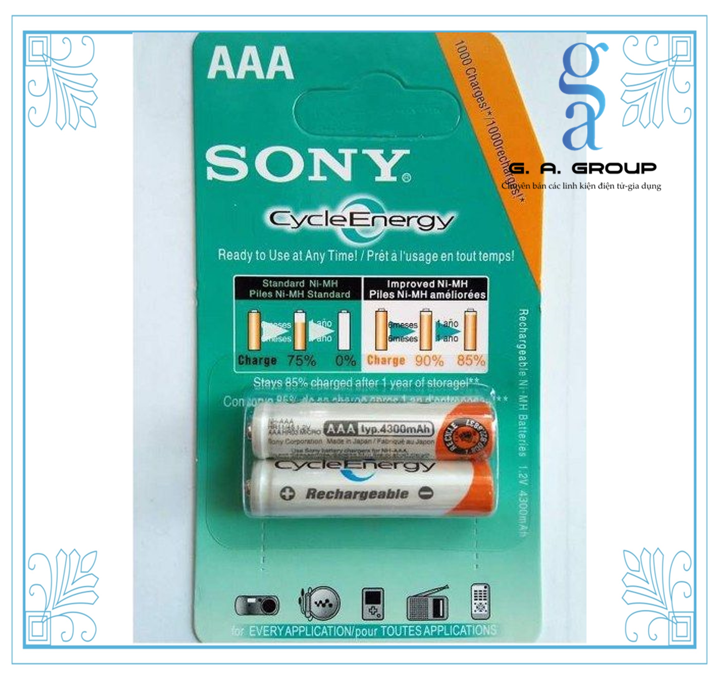 Loa niệm Phật, tụng kinh kèm củ sạc adapter - GA