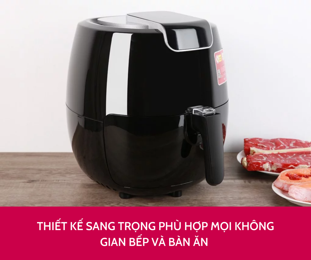 Nồi chiên không dầu cao cấp Mishio - Hàng chính hãng