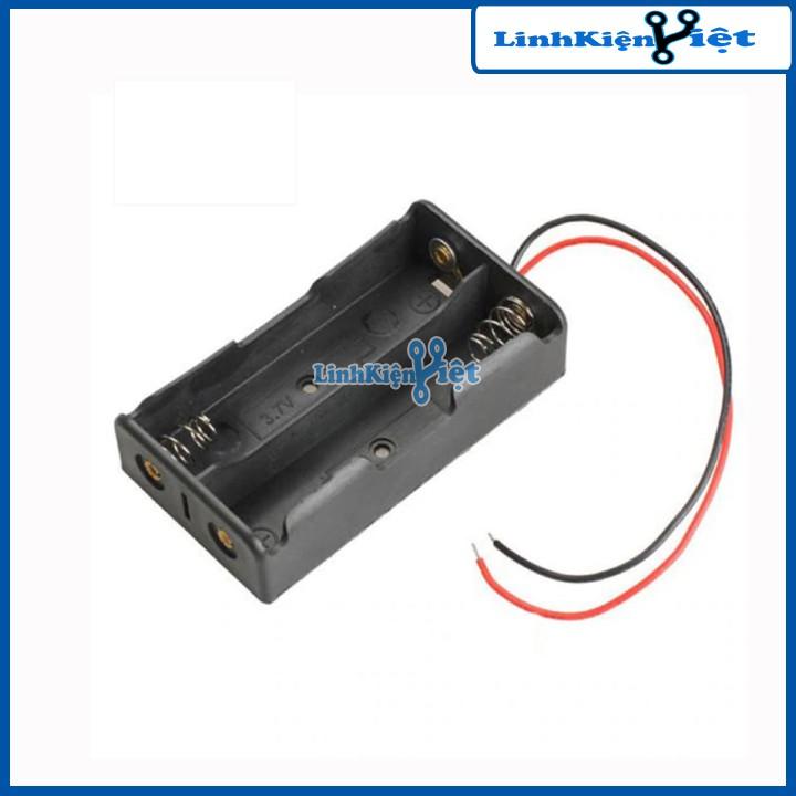 Bộ 2 Đế Pin AA Có Nắp 2 Pin