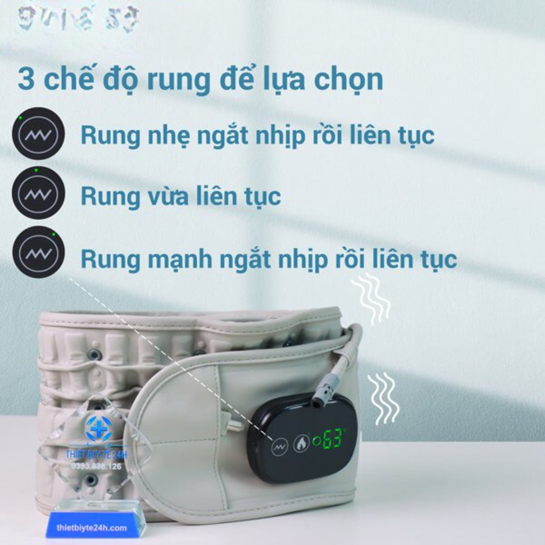Đai Chống Thoát Vị Đĩa Đệm Kéo Dãn Định Hình Xóa Bỏ Đau Nhức Thắt Lưng Và Giảm Thoát Vị Đĩa Đệm Bảo Vệ Cột Sống Hiệu Quả - Hàng Chính Hãng