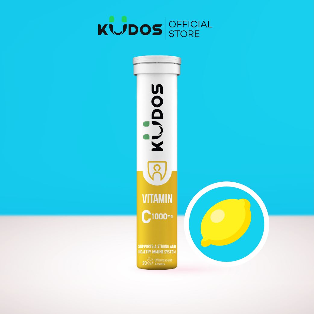 Combo Tinh Thần - Viên sủi Magie + Vitamin nhóm B KUDOS BALANCE + Viên sủi KUDOS VITAMIN C 1000MG
