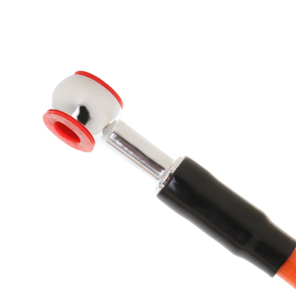 90cm Motorcycle Braided Steel Brake Clutch Oil Hose Line Pipe - Orange