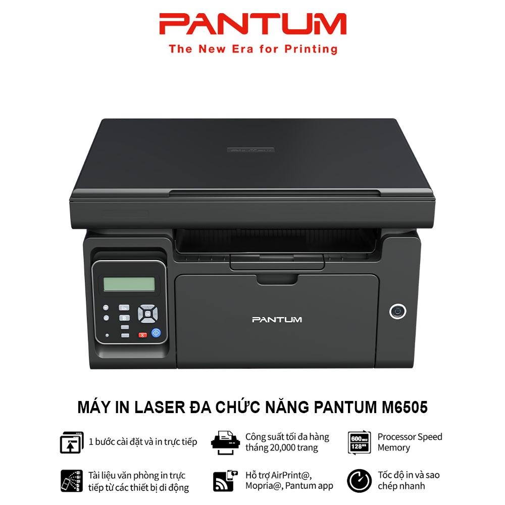 Máy in Laser đa chức năng PANTUM M6505, in đen trắng, tốc độ cao, scan, photocopy, khổ giấy A4