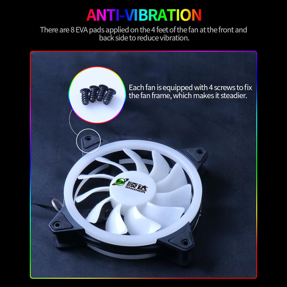 Bo mạch chủ SYNC 120mm RGB Case Fan Chassis Cooler tốc độ có thể điều chỉnh / điều khiển từ xa