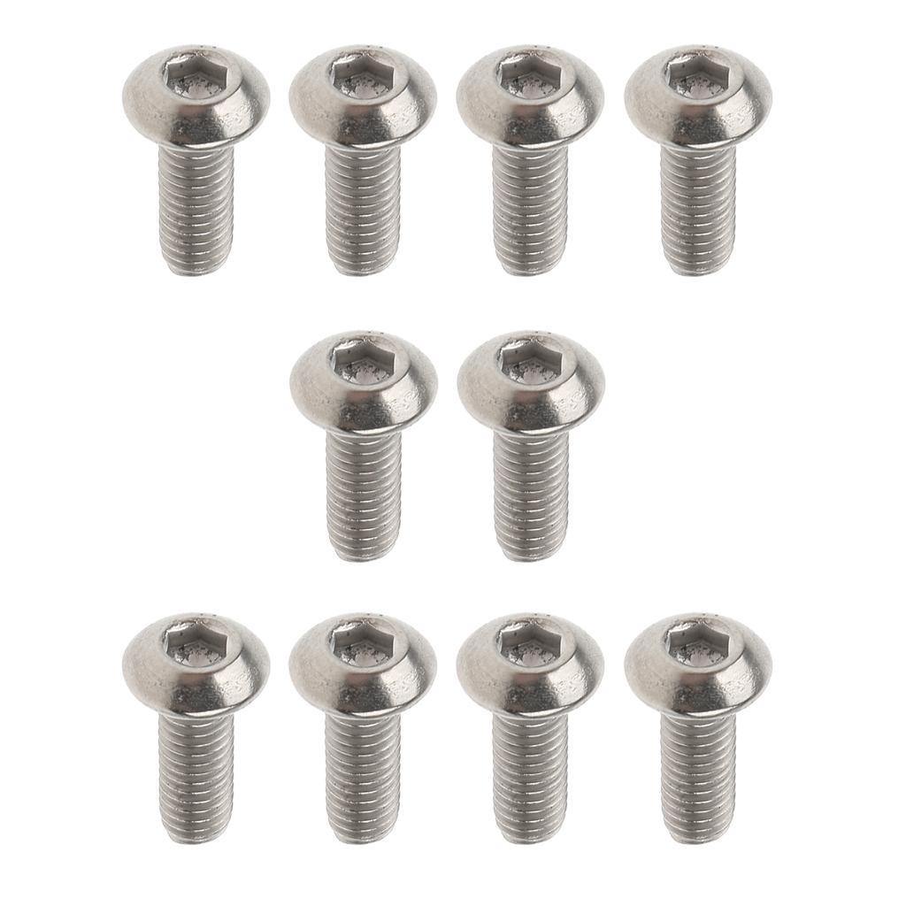 20x GR1 Titanium Alloy agon Button Head Cap Bolts Screw