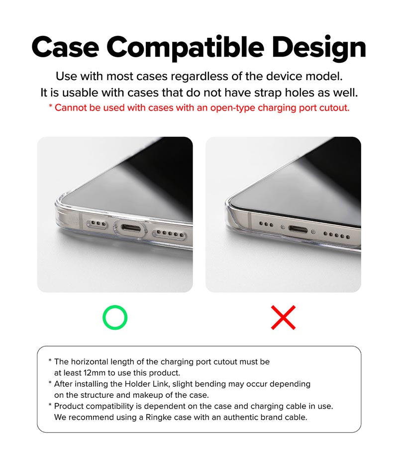 Dây đeo RINGKE Holder Link Puffer Finger Strap - Hàng Chính Hãng