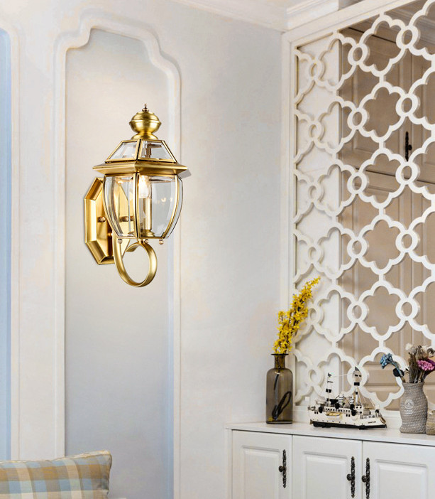 Đèn tường đồng ATENMID trang trí nội ngoại thất hiện đại