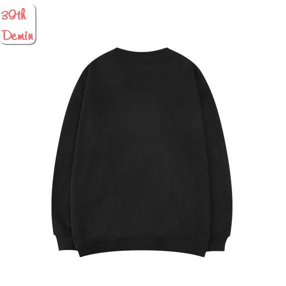 Áo nỉ NELLY graffiti LIFE phong cách Hồng Kông sweater unisex Form rộng Free Size