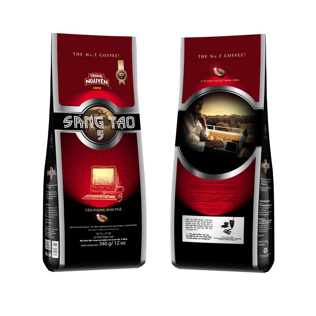 Cà phê Rang Xay Sáng Tạo 5 - Trung Nguyên Legend - 340gr (Culi, Arabica)