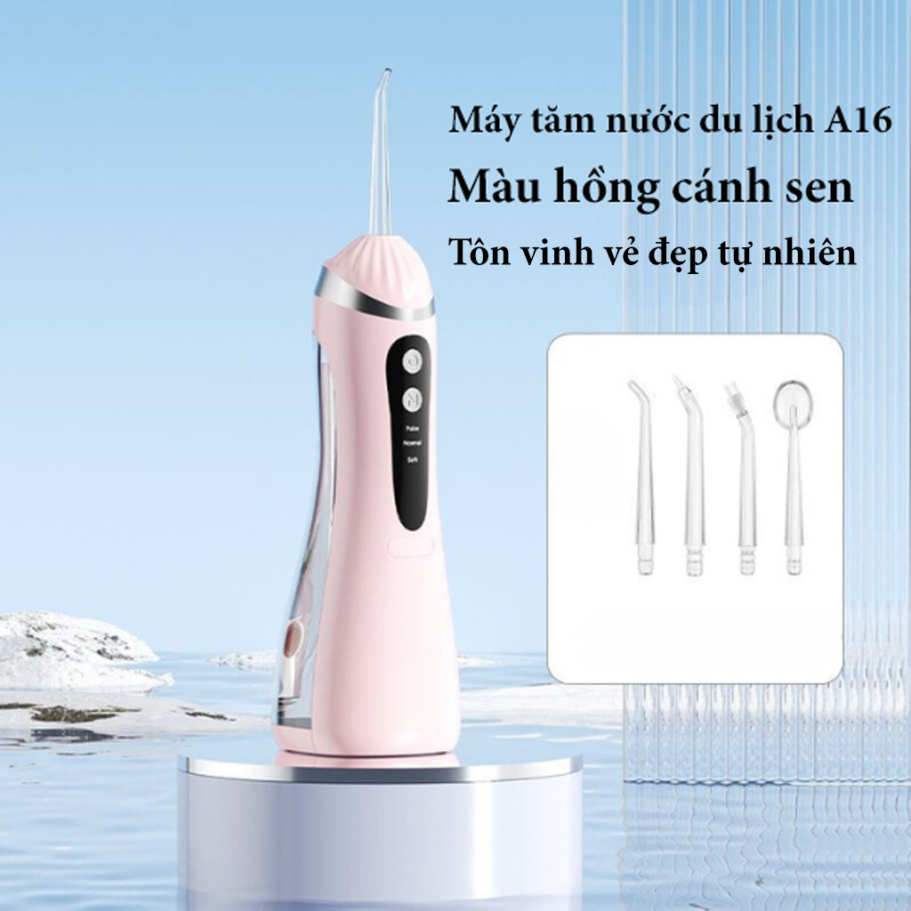 Máy tăm nước SeaSy A16 chăm sóc răng miệng toàn diện, hiệu quả ngay tại nhà với thiết kế trẻ trung - Hàng Chính Hãng