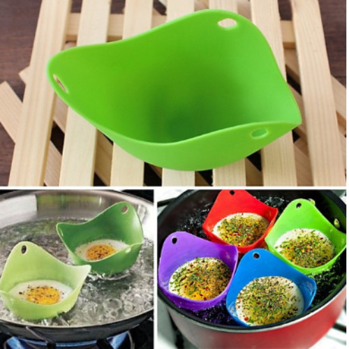 Dụng Cụ Hấp Trứng Bằng Silicon màu ngẫu nhiên
