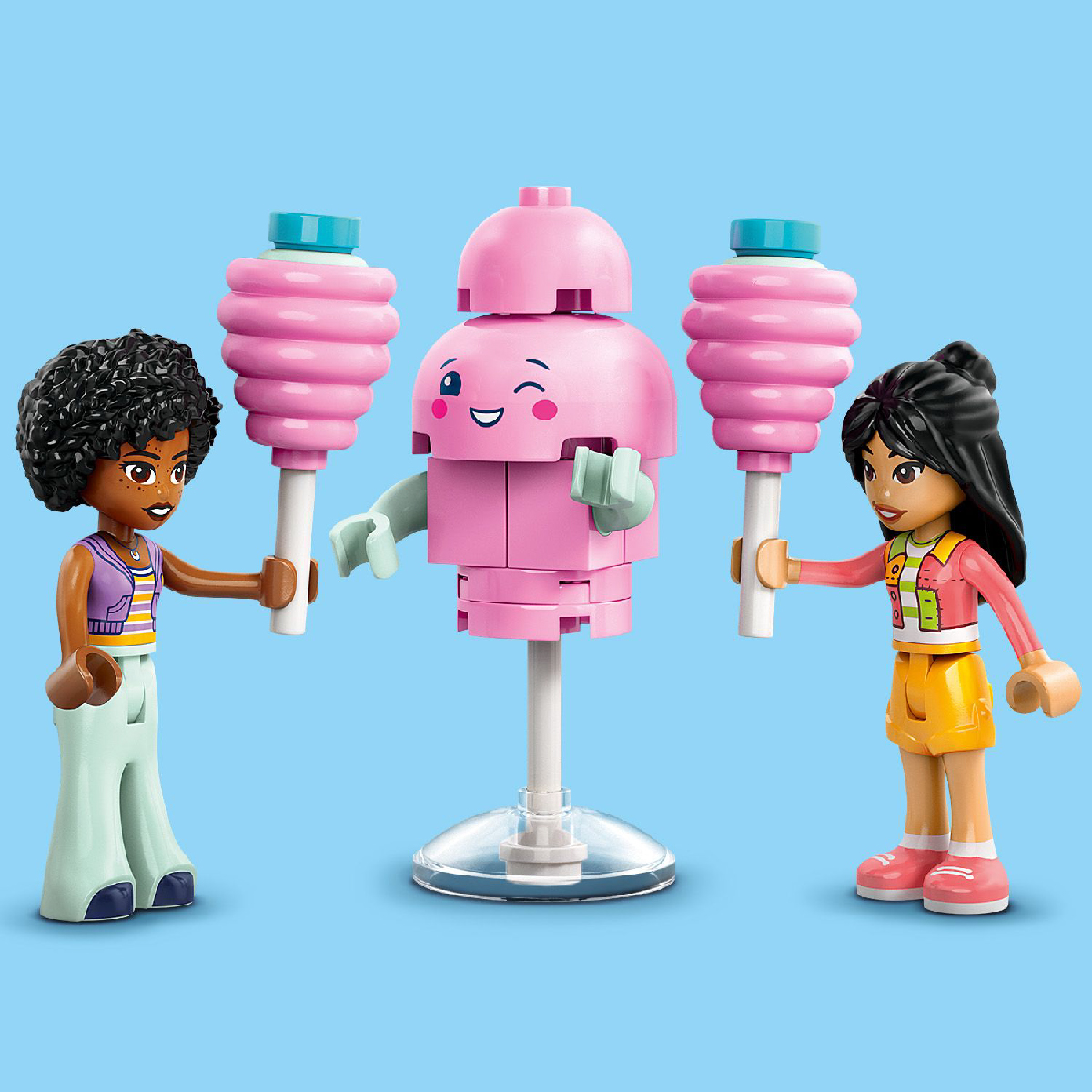 LEGO FRIENDS 42643 Đồ Chơi Lắp Ráp Quầy Kẹo Bông Gòn Di Động Và Xe Scooter (110 chi tiết)