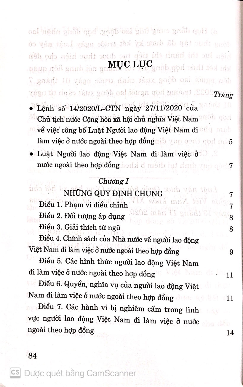 Luật người lao động Việt Nam đi làm việc ở nước ngoài theo hợp đồng