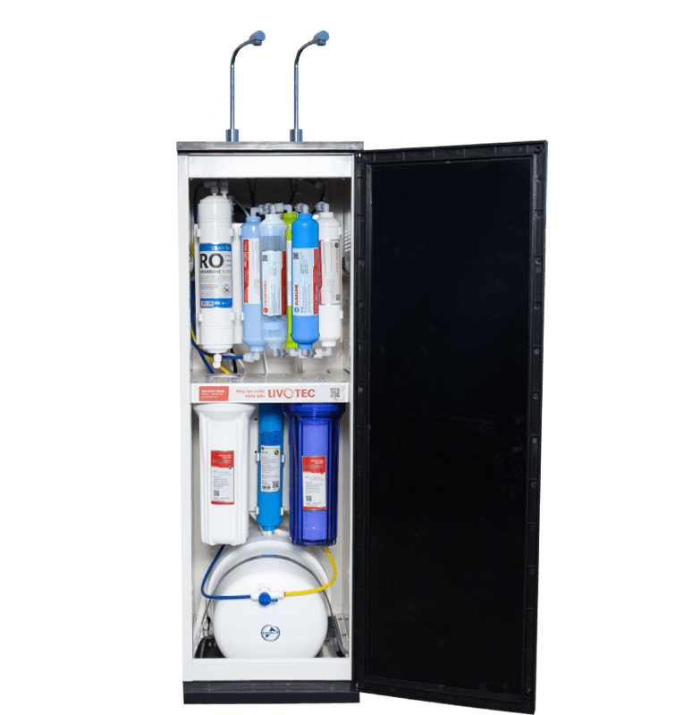 Máy lọc nước nóng lạnh Karofi 9 lõi Livotec 612 - HÀNG CHÍNH HÃNG - CHỈ GIAO HCM