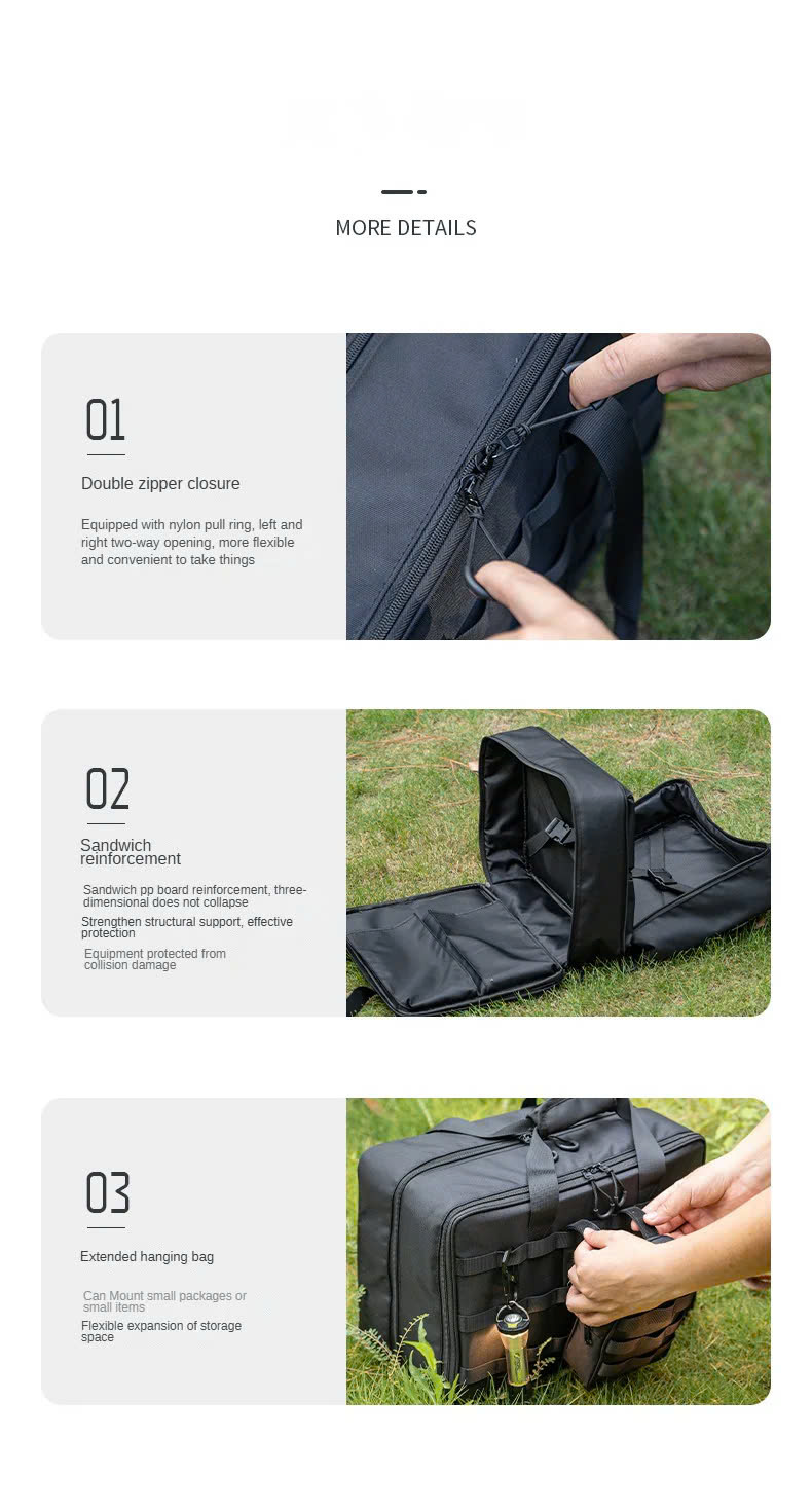 Túi đa năng đựng dụng cụ bàn IGT Campingmoon BK-46