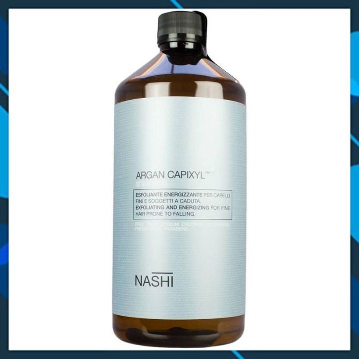 [+Tặng mũ trùm] DẦU GỘI NGĂN NGỪA RỤNG TÓC NASHI ARGAN CAPIXYL ESSENTIAL ENERGY 1000ML NEW 2022