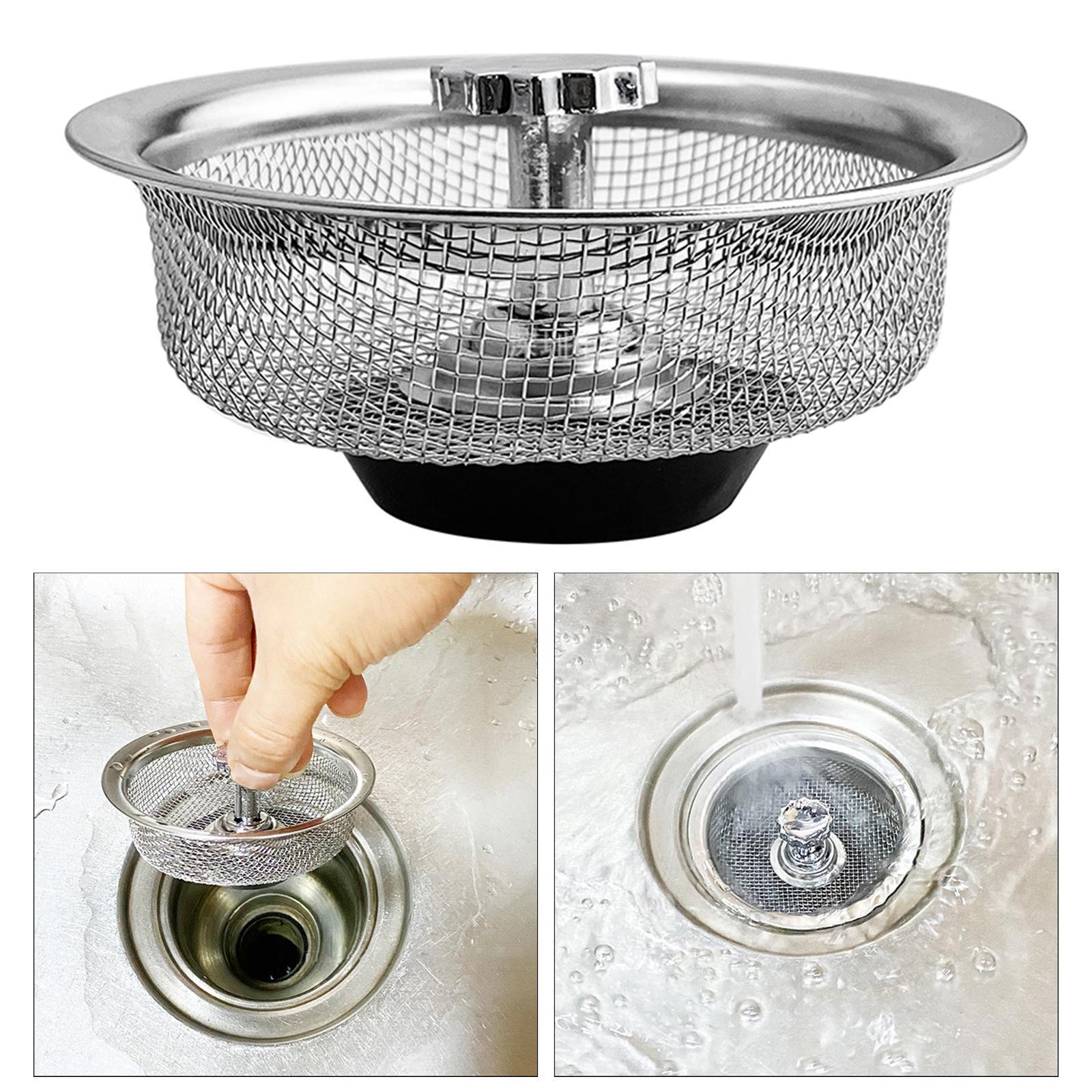 Kitchen Sink Strainer Sink Cover Basket Waste Plug for Kitchen Bathroom Sink