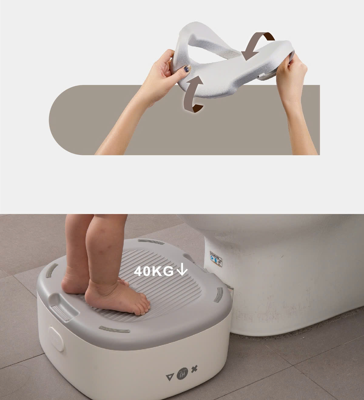 BÔ VỆ SINH ĐA NĂNG CHO BÉ 3IN1 KUKU PLUS - KU1162