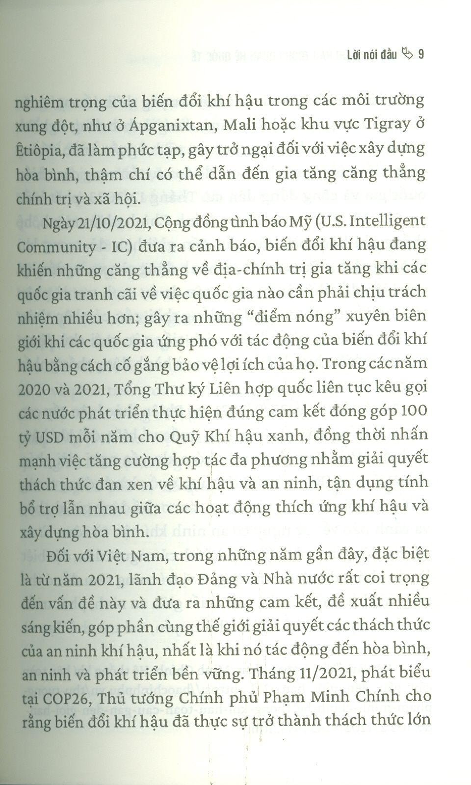 An Ninh Khí Hậu Trong Quan Hệ Quốc Tế (Sách Chuyên Khảo) - TS. Nguyễn Việt Lâm