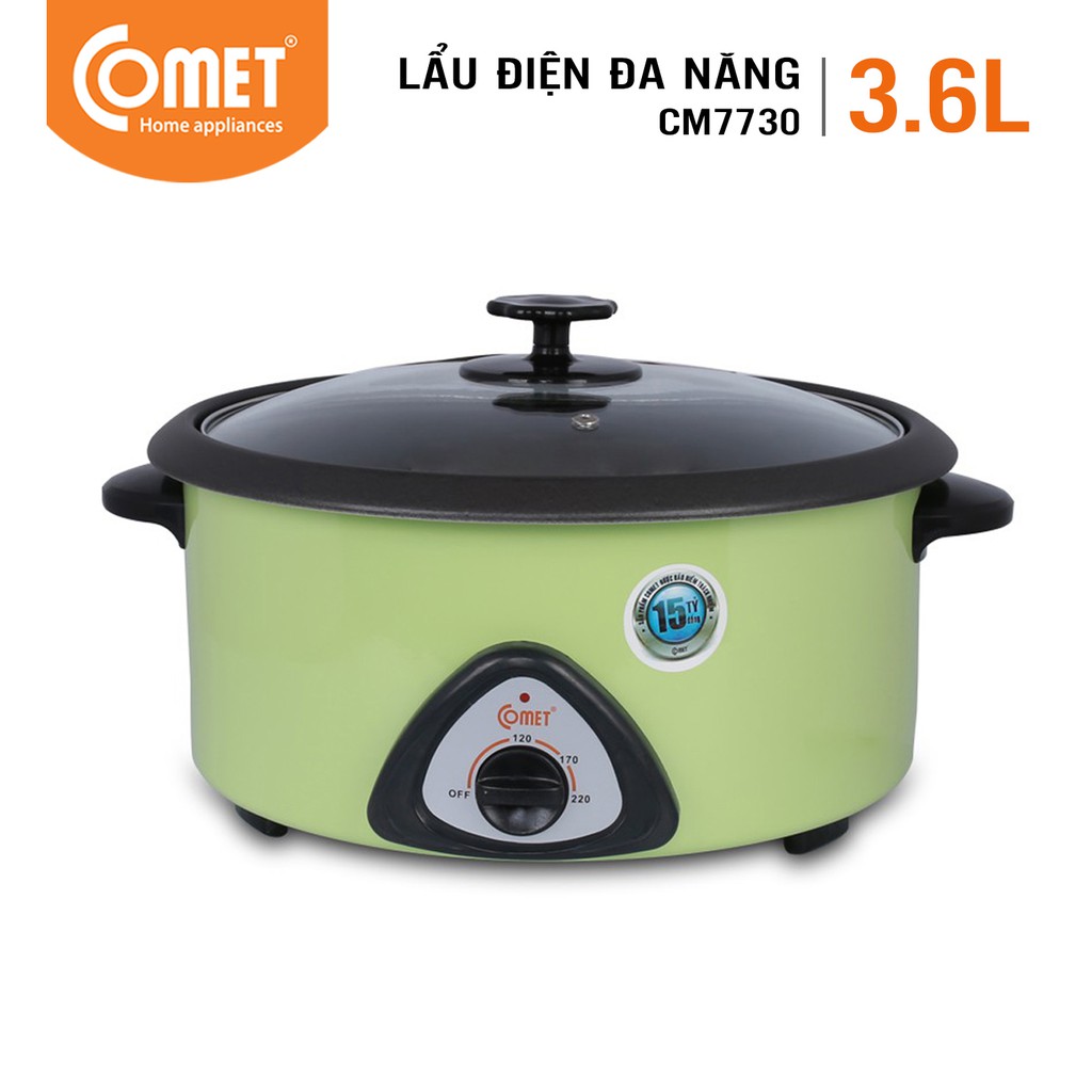 Nồi Lẩu điện Comet CM7730  - Hàng Chính Hãng