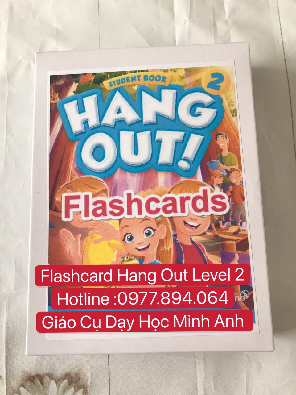 Flashcards Hang out level 2-in 2 mặt - ép plastics