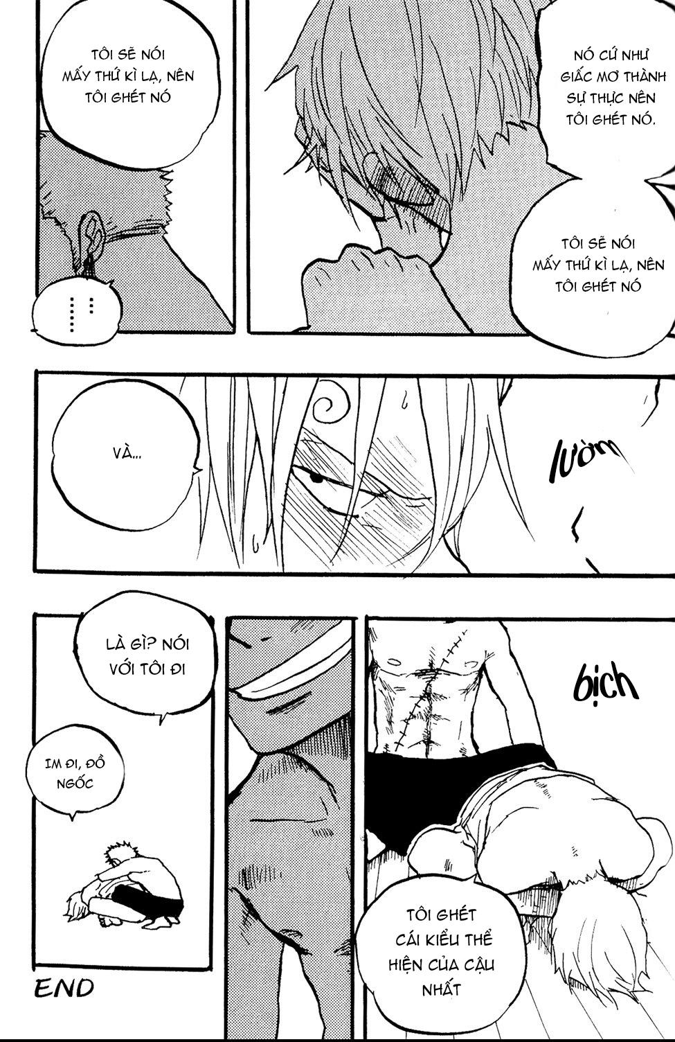 Roronoa Zoro X Sanji One Piece dj chapter 9