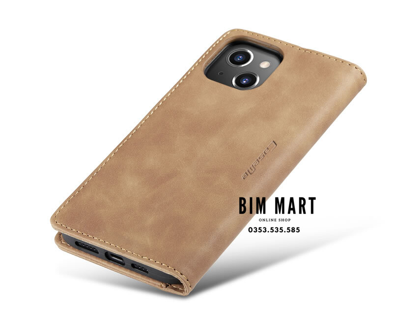 Bao da cao cấp dành cho iPhone 14 Plus dạng ví chính hãng Caseme - Hàng Nhập Khẩu