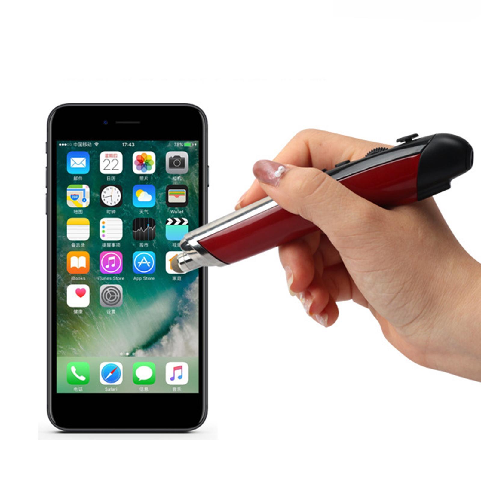 2x 2.4G Wireless Optical USB Touch-Pen Mouse 1600DPI Pocket Mouse Pens